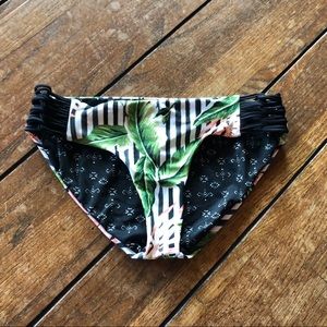 BOGO - Palm Leaf Bikini Bottoms - NWOT